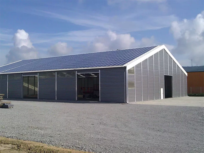 Magatzem de estructura d’acer durador ecològic