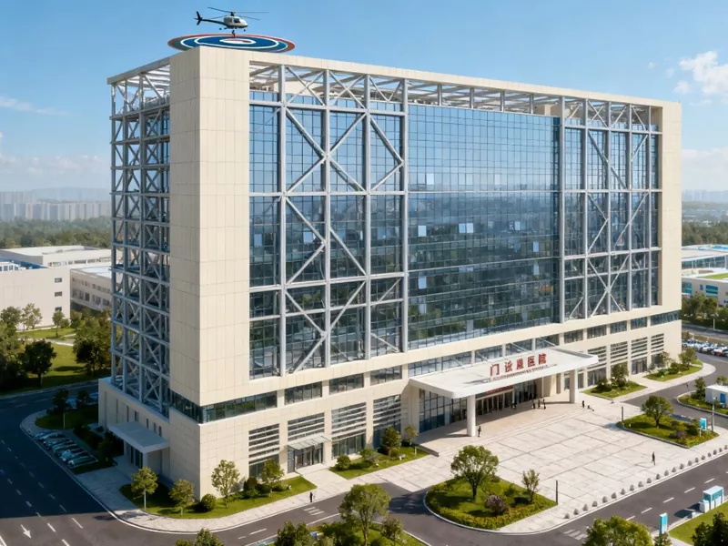 Edifici hospitalari de gran altura prefabricat metàl·lic