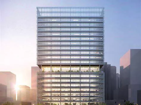 Edifici d'oficines de marc d'acer de gran alçada