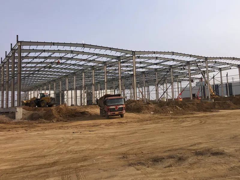 Edifici prefabricat de magatzem metall d'acer