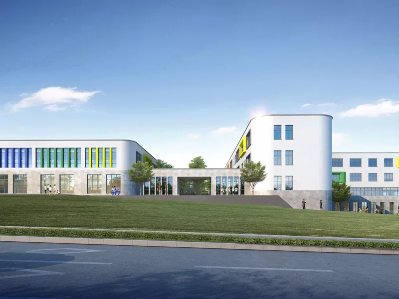 Edifici de l'Escola de l'estructura d'acer prefabricada