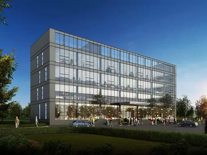 Modern edifici d'oficines d'acer prefabricat